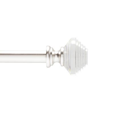 Kenney Designer Collection™  Selah Acrylic Knob 3/4 Adjustable Curtain Rod