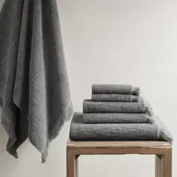 INK+IVY Dobby Slub 6-pc. Bath Towel Set