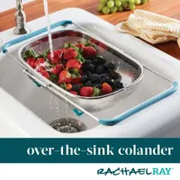 Rachael Ray Over the Sink Colander with Handles