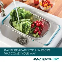 Rachael Ray Over the Sink Colander with Handles