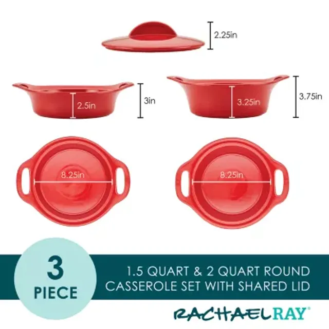 Rachael Ray 3-pc. Kitchen Utensil Set, Color: Red - JCPenney