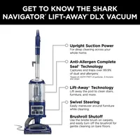 Shark Navigator® Lift-Away® Deluxe Upright Vacuum   NV360