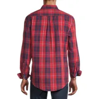 U.S. Polo Assn. Mens Classic Fit Long Sleeve Plaid Button-Down Shirt