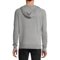 J. Ferrar Slim Mens Hooded Long Sleeve Pullover Sweater