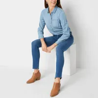 a.n.a - Tall Womens Mid Rise Skinny Jean