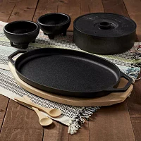 Infuse Cast Iron 8-pc. Fajita Set