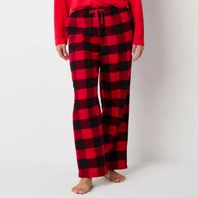 Sleep Chic Womens Tall Flannel Pajama Pants
