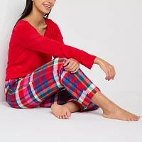 Sleep Chic Womens Tall Flannel Pajama Pants