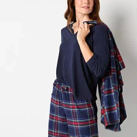 Liz Claiborne Womens Tall Long Sleeve 4-pc. Pajama Sets