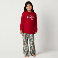 North Pole Trading Co. Unisex Husky Crew Neck Long Sleeve 2-pc. Matching Family Pant Pajama Set