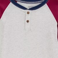 Carter's Little & Big Boys Long Sleeve Henley Shirt