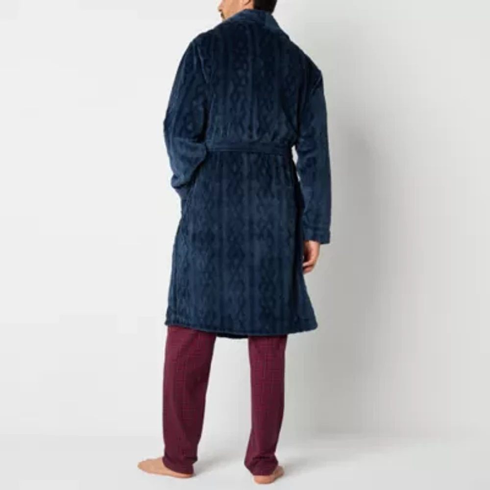 Stafford Mens Long Sleeve Length Robe
