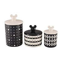 Disney Home Monochrome 3-pc. Jar Set