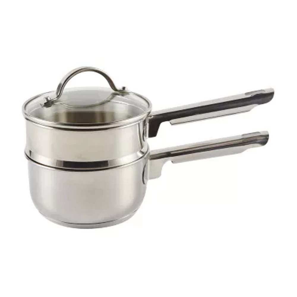 Design Imports Stainless Steel 1-qt. Double Boiler