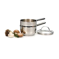 Design Imports Stainless Steel 1-qt. Double Boiler