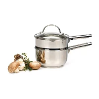 Design Imports Stainless Steel 1-qt. Double Boiler