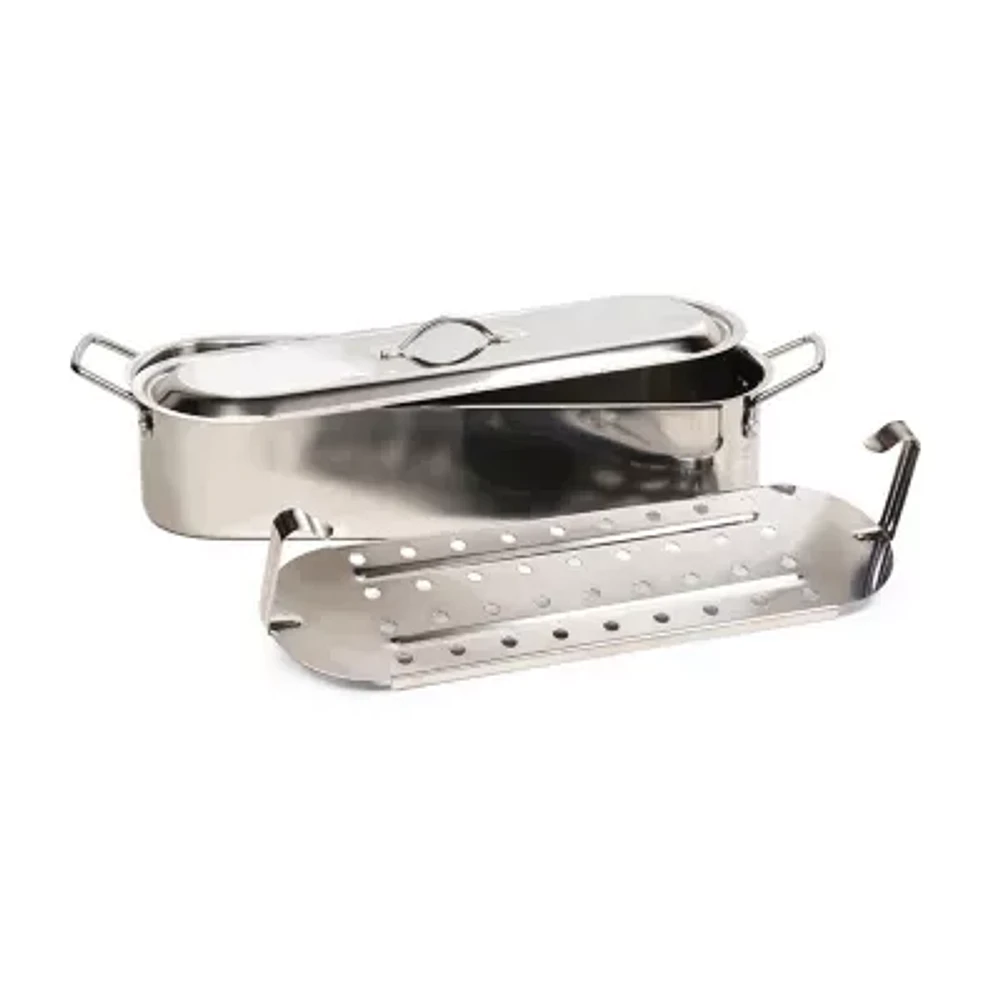 Design Imports Stainless Steel Fish Poacher