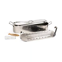 Design Imports Stainless Steel Fish Poacher