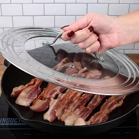 Design Imports Stainless Steel Pan Lid with Glass