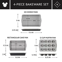 Farberware Disney Bake with Mickey Mouse 4-pc. Bakeware Set