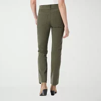 Gloria Vanderbilt Womens High Rise Straight Leg Jean