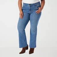 Gloria Vanderbilt-Plus Womens High Rise Bootcut Jean