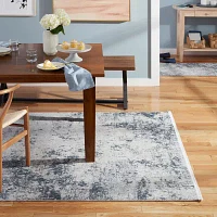 Town And Country Rein Pattern Washable Indoor Rectangular Area Rug