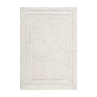 Town And Country Cloud Shag Geometric Washable Indoor Rectangular Area Rug