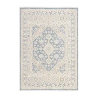 Town And Country Rein Medallion Washable Indoor Rectangular Area Rug