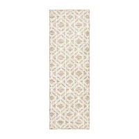 Town And Country Walker Diamond Washable 24" X 72" Indoor Rectangular Runner