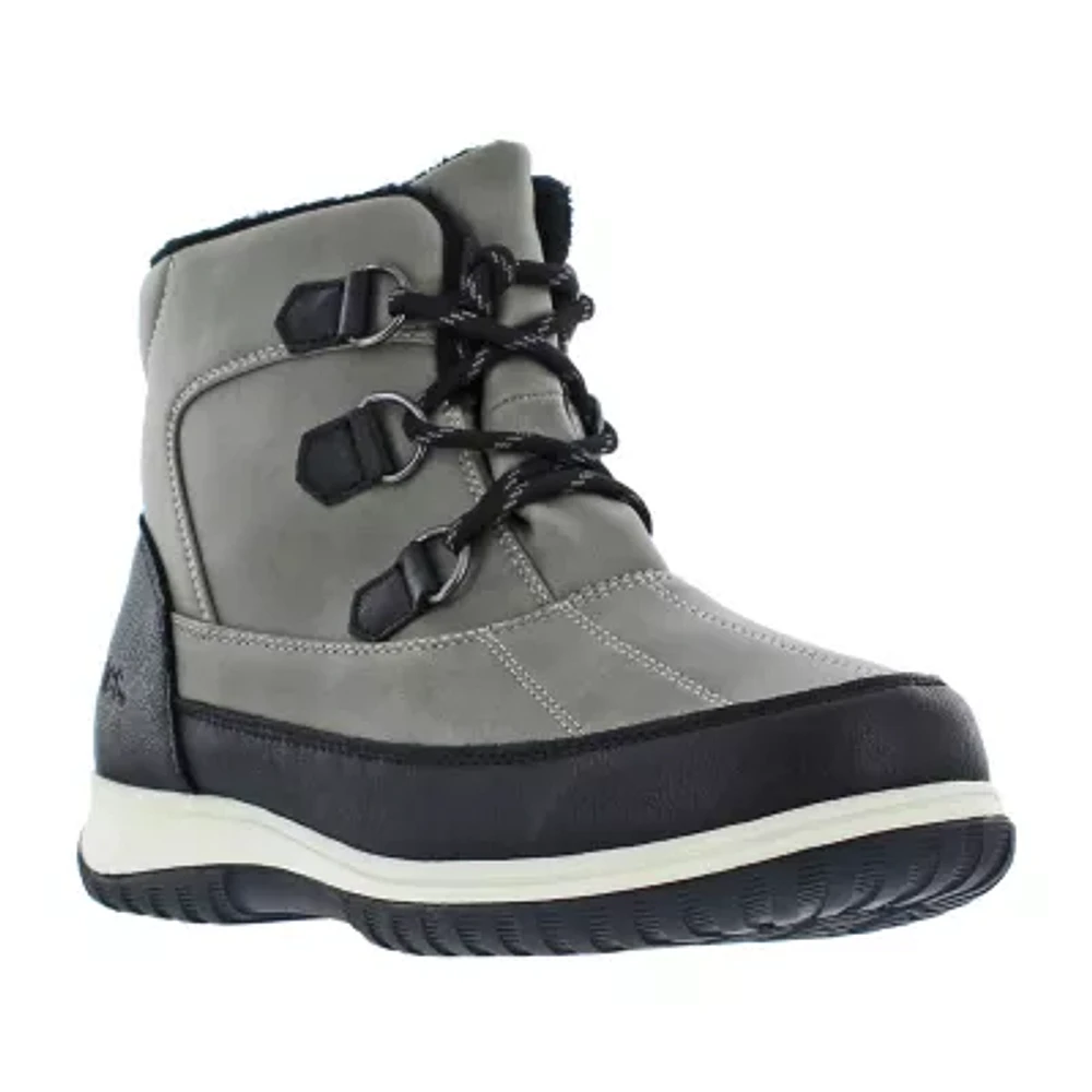 Totes Womens Scenic Waterproof Flat Heel Winter Boots