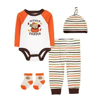 Baby Essentials Boys 4-pc. Clothing Set