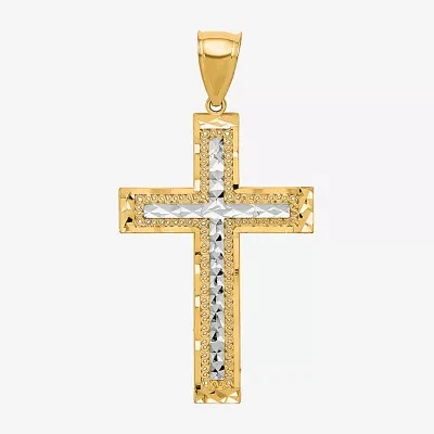 Unisex Adult 10K Gold Cross Pendant