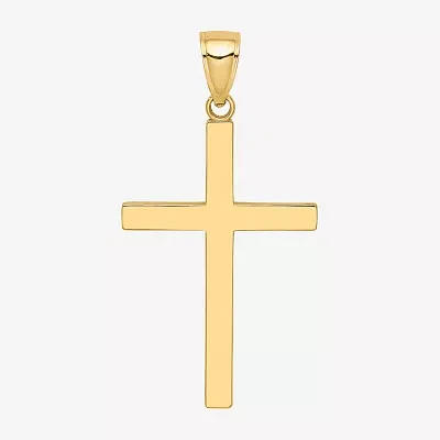 Unisex Adult 10K Gold Cross Pendant