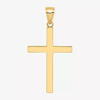 Unisex Adult 10K Gold Cross Pendant