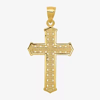 Unisex Adult 10K Gold Cross Pendant