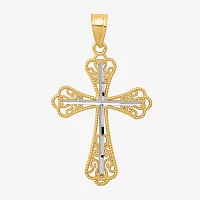 Womens 10K Gold Cross Pendants