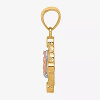 Our Lady Of Guadalupe / Nuestra Seãƒâ‘Ora De Guadalupe Womens Cubic Zirconia 10K Two Tone Gold Pendant