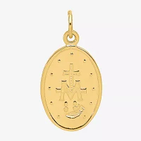 Miraculous Medal Unisex Adult 10K Gold Pendant