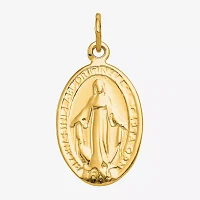 Miraculous Medal Unisex Adult 10K Gold Pendant