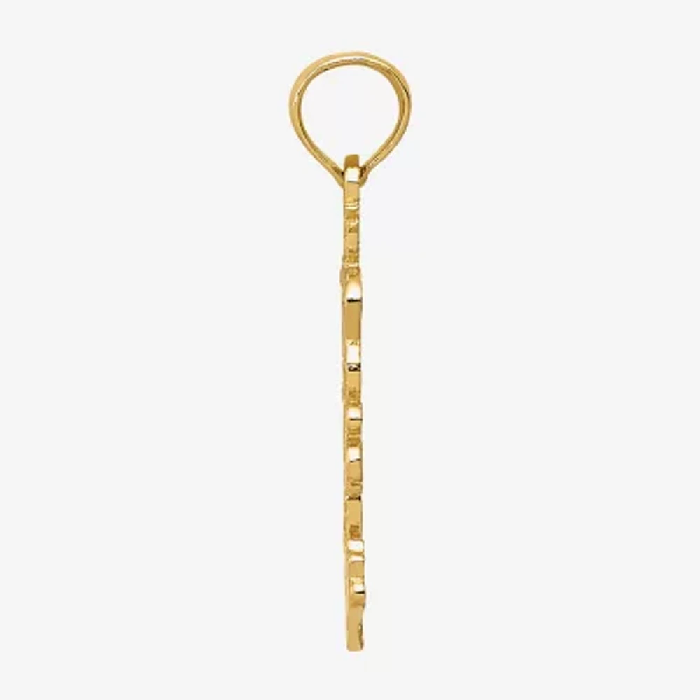 Star Of David Unisex Adult 10K Gold Star Pendant