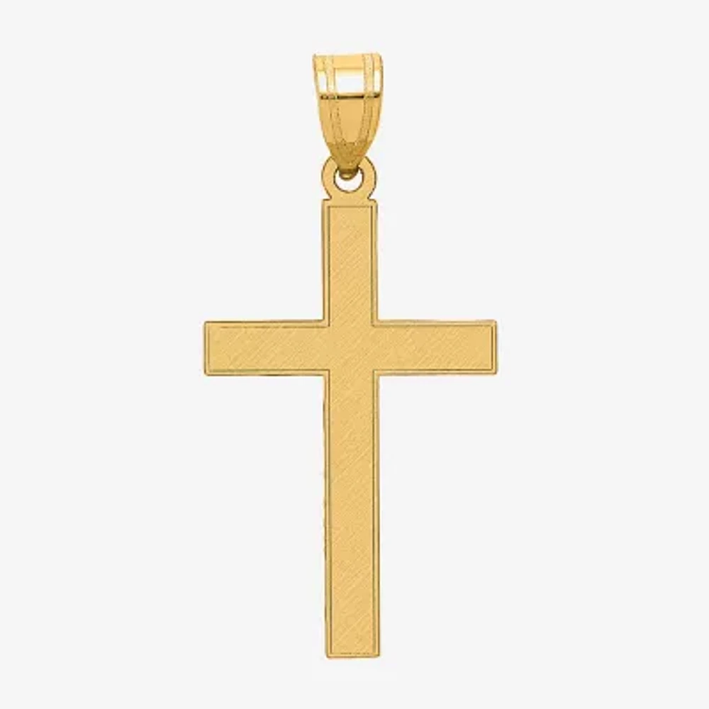 Unisex Adult 14K Gold Cross Pendant