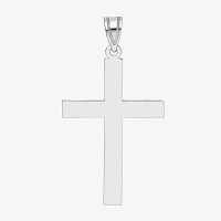 Unisex Adult 14K White Gold Cross Pendants