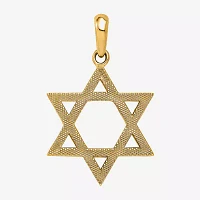 Star Of David Unisex Adult 14K Gold Star Pendant