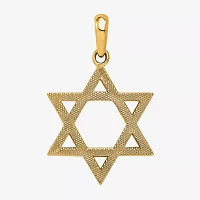 Star Of David Unisex Adult 14K Gold Star Pendants