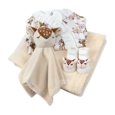 Baby Essentials Girls 4-pc. Clothing Set
