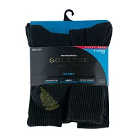 Gold Toe Athletic Sport Bonus Pack 8 Pair Crew Socks Mens