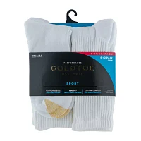 Gold Toe Athletic Sport Bonus Pack 8 Pair Crew Socks Mens