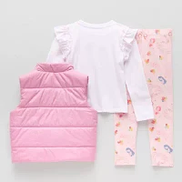 Toddler Girls 3-pc. Princess Legging Set