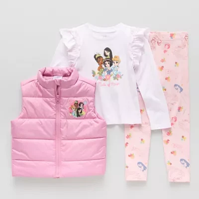 Toddler Girls 3-pc. Princess Legging Set